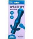 Анальная пробка с вибрацией Spice It Up Passion бирюзовая