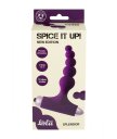 Анальный вибростимулятор с бусинами Spice it up New Edition Splendor фиолетовый