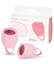 Набор из 2 менструальных чаш Lola Natural Wellness Magnolia розовый