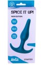 Узкая анальная пробка Spice It Up Starter бирюзовая