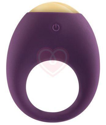 Эрекционное кольцо с подсветкой Luz Eclipse Vibrating Cock Ring фиолетовый