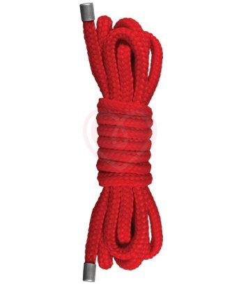 Верёвка Ouch! Japanese Mini Rope 1,5 метра красная