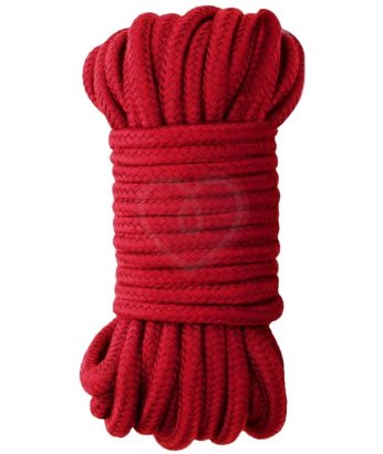 Верёвка Ouch! Japanese Soft Silk Rope 10 метров красная