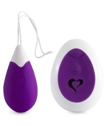 Виброяйцо с пультом управления Anna Vibrating Egg фиолетовое