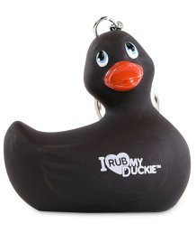 Брелок-уточка I Rub My Duckie чёрный