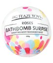 Бомбочка для ванны с вибропулей внутри Bath Bomb Surprise аромат розы