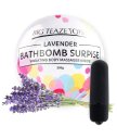 Бомбочка для ванны с вибропулей внутри Bath Bomb Surprise аромат лаванды