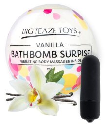 Бомбочка для ванны с вибропулей внутри Bath Bomb Surprise аромат ванили