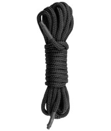 Нейлоновая верёвка Black Bondage Rope 5 м чёрная