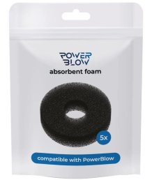 Комплект впитывающих насадок к мастурбатору Kiiroo Powerblow Absorbent Foam 5 шт чёрные