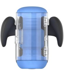 Робот-мастурбатор с вибрацией и нагревом Amovibe Black Knight Massaging Beads