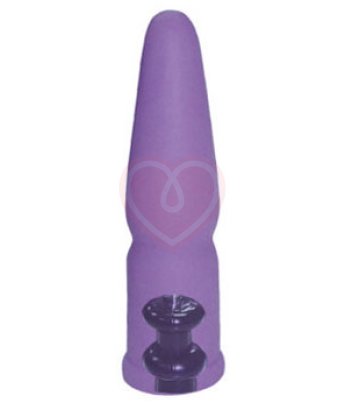 Сменная насадка для секс-машин анальная пробка фиолетовая