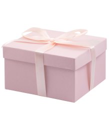 Подарочная коробка Пудра 19х19 см нежно-розовая