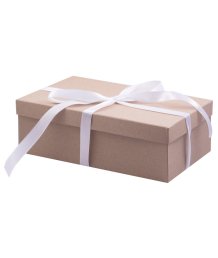 Крафтовая подарочная коробка 23х13 см