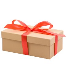 Подарочная коробка Карамель 23х15 см желтая