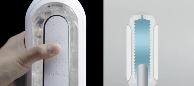 Мастурбатор с вибрацией Tenga Flip Zero EV белый фото 9