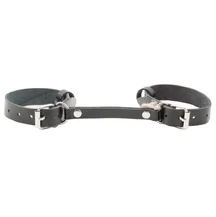 Тонкие наручники Лунный Свет неразъёмные чёрные