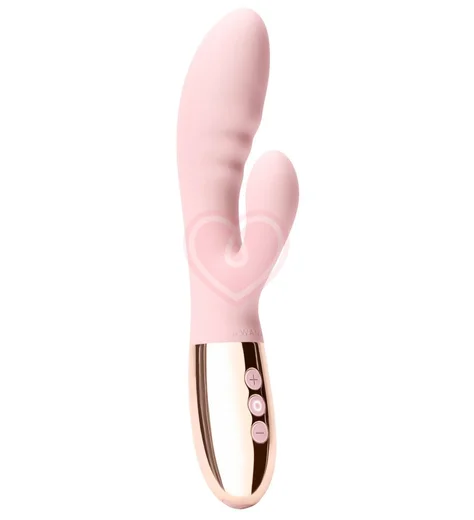 Вибратор с клиторальным кончиком Le Wand Blend розовое золото фото 1