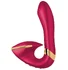 Вибратор с клиторальным кончиком Shunga SOYO малиновый фото 1