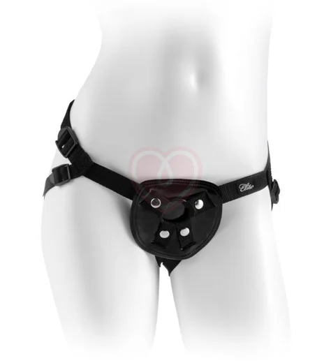 Пояс для страпона с кольцом Stay-Put Harness черный фото 1