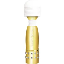 Мини-массажер с кристаллами BodyWand Gold Edition золотой