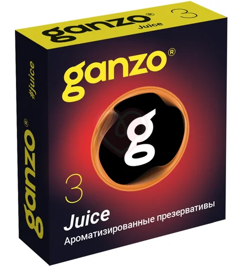 Ароматизированные цветные презервативы Ganzo Juice Black Edition №3 фото 1