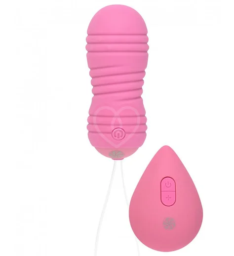 Вагинальные шарики с вибрацией и циркуляцией Take it Easy Ray розовые фото 1