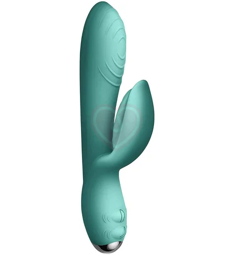 Вибратор с клиторальным стимулятором Every Girl Rabbit Vibrator бирюзовый фото 1