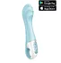 Расширяемый вибратор Satisfyer Air Pump Vibrator 5 с приложением голубой фото 1