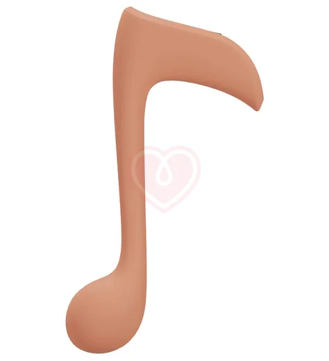 Вибратор в форме ноты Osuga Oradio оранжевый фото 1