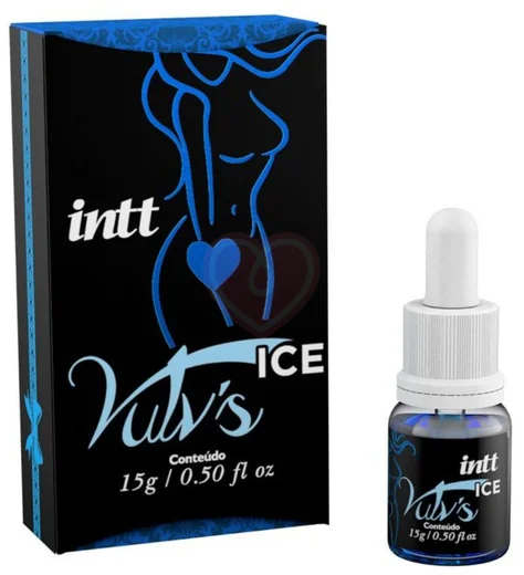 Стимулирующий клиторальный гель Intt Vulv's Ice с температурным эффектом 15 г фото 1