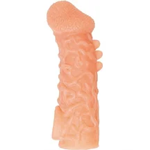 Насадка с бугорками и отверстием для мошонки Kokos Cock Sleeve CS007-L