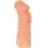 Насадка с бугорками и отверстием для мошонки Kokos Cock Sleeve CS007-L фото 1
