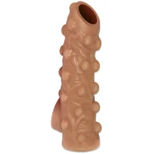 Насадка с открытой головкой и бугорками Kokos Nude Sleeve NS003-S
