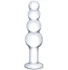 Стеклянная анальная елочка Glas Beaded Butt Plug фото 1