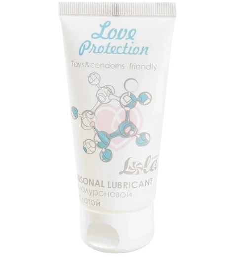 Лубрикант с пантенолом и гиалуроновой кислотой Love Protection 50 мл фото 1