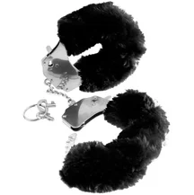 Меховые наручники Pipedream Original Furry Cuffs чёрные