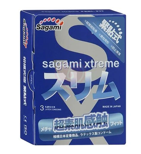 Презервативы Sagami Xtreme Feel Fit супер облегающие 3 шт фото 1