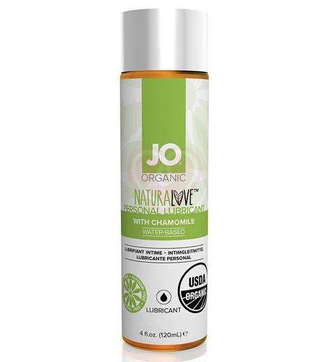 Органический водный лубрикант с экстрактом ромашки System JO Naturalove Organic 120 мл фото 1
