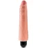 Вибратор King Cock Vibrating Stiffy 23 см телесный фото 1