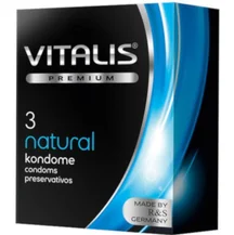 Классические презервативы Vitalis Premium Natural 3 шт