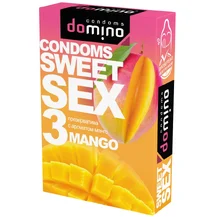 Оральные презервативы Domino Sweet Sex Манго 3 шт