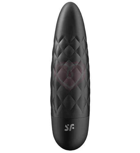 Рельефная вибропуля Satisfyer Ultra Power Bullet 5 чёрная фото 1