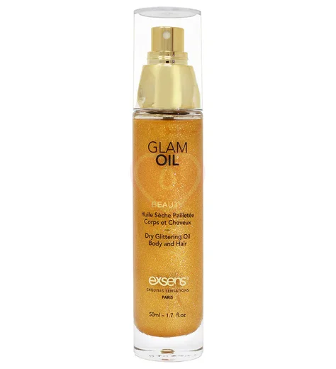 Сухое масло с блеском Exsens Glam Oil для волос и тела 50 мл фото 1