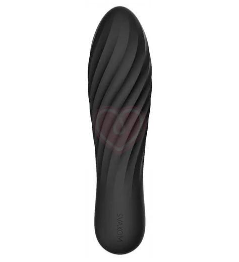 Рельефная вибропуля Svakom Tulip чёрная фото 1