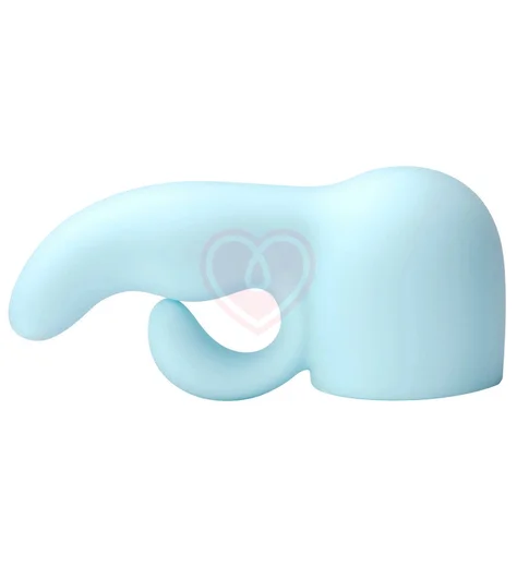 Утяжелённая насадка с двумя кончиками для массажёра Le Wand Dual голубая фото 1