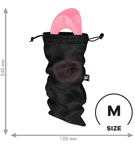 Мешочек для хранения вибратора Satisfyer Treasure Bag M черный фото 1
