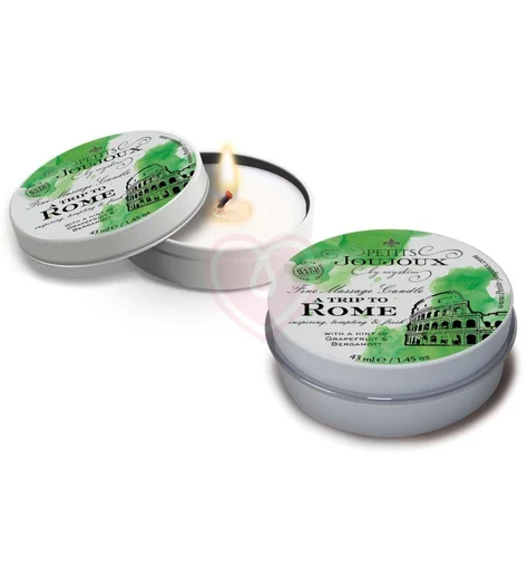 Массажная свеча Mystim Petits Joujoux Rome Грейпфрут и бергамот 43 мл фото 1