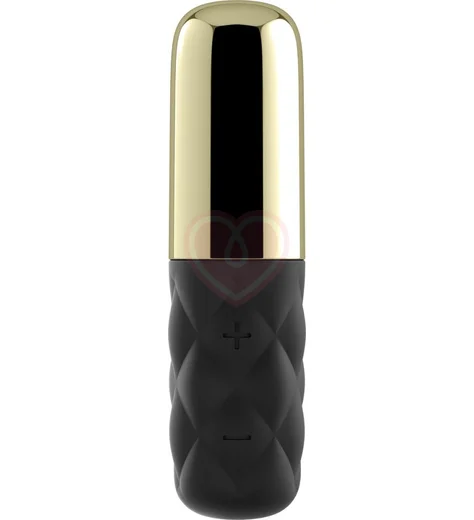Мини-вибратор Satisfyer Mini Sparkling Darling чёрно-золотой фото 1