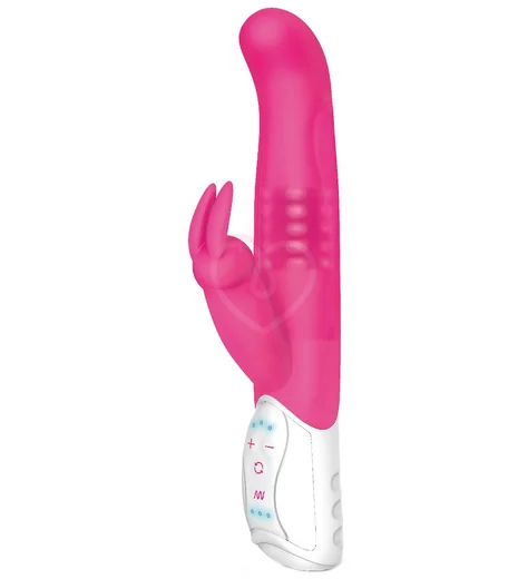 Вибратор хай-тек для стимуляции зоны G Rabbit розовый фото 1